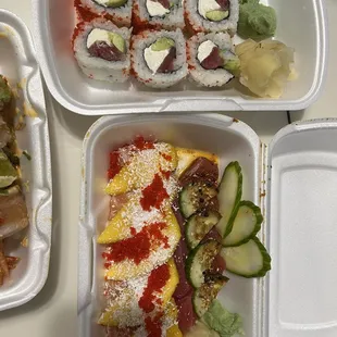 sushi and sashimi, sashimi, food, sushi