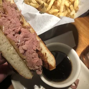 French Dip Au Jus Sandwich