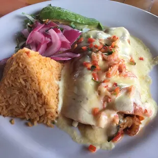 Seafood Enchiladas