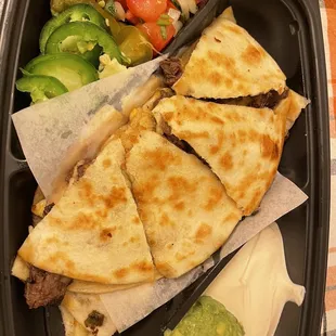 Beef quesadilla