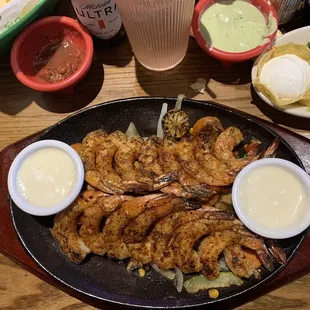 Fajita Shrimp for 2