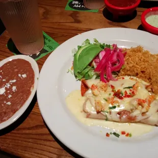 Seafood Enchiladas