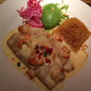 Seafood Enchiladas