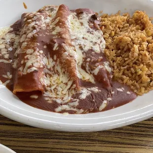 Stacked Beef Enchiladas