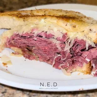 Corned Beef Reuben (cut in half)
