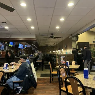 Sam and I out for one of our favorite sandwiches!