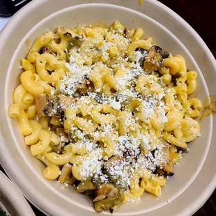 Green Chile mac and cheese