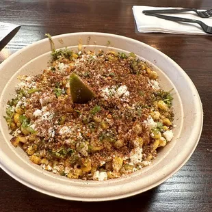 Elote mac and cheese