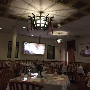 the dining area