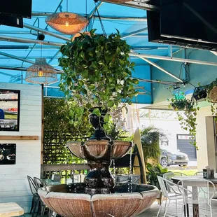 Outdoor decor at Jimmy Hula's...