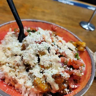 Baha bowl with blackened fish!