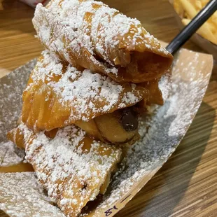 Cookie dough flautas