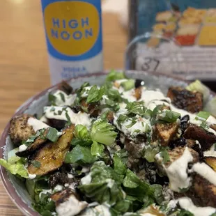 Zion Bowl on Romaine instead of rice