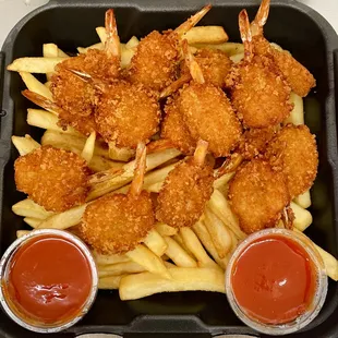 Butterfly Shrimp &amp; Chips