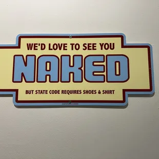 Signage.