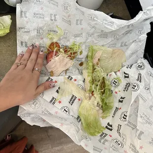Another angle to show this awful quality unwich