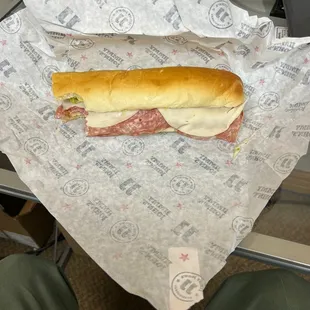 Sandwich - not cut in half and the meat is falling out of the sandwich. :(