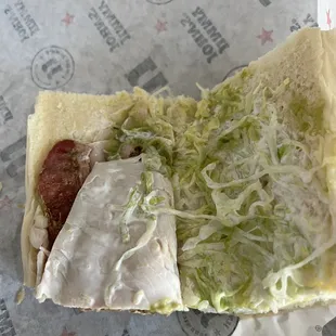 One slice of turkey!
