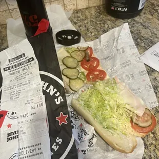 A weed joint in my sandwich!! Disgusting