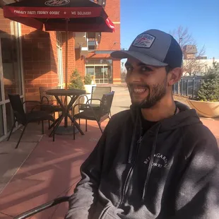 Alex @ THE DISTRICT Jimmy John's !  yummy