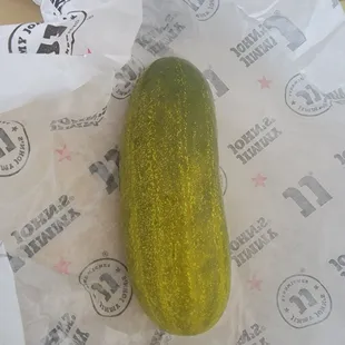 Look at the size of this girthy pickle!