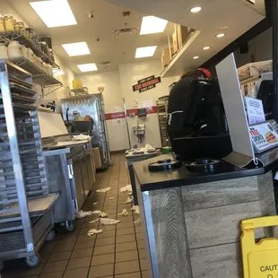 The floor of Jimmy Johns in Fuquay Varina, NC.  date of photo: 09/07/2020.  I would of posted sooner but it slipped my min