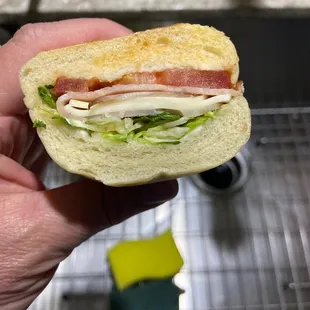 Party tray sandwich