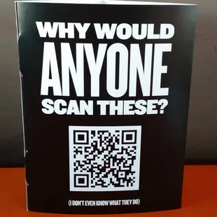 First time I scanned a QR code in years...