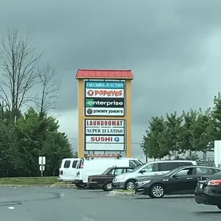 a lot of cars parked in a parking lot