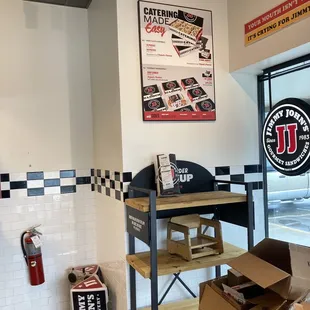 the inside of a restaurant