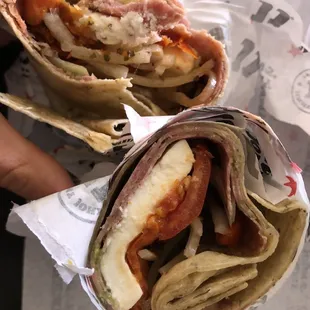 Caprese Salami Wrap