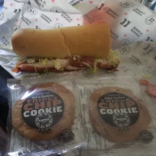 Awesome Sammich, with a tasty treat for after