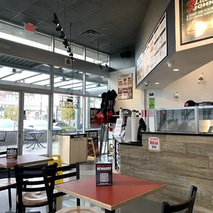 Interior Front Entrance - Order Pick-up is on the wall by the register