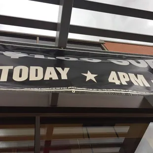 a sign on the side of a building