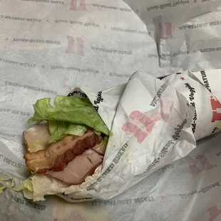 Cobb Salad Sandwich unwich