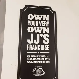 Wow Own a franchise for your future.