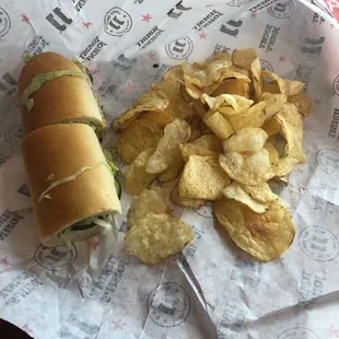 Little John Combo with chips.