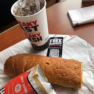 Trying out the new CUBANO sandwich