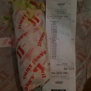 you can get extra extra lettuce!