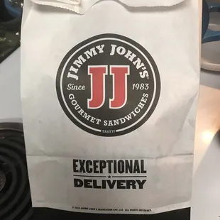 a bag of food on a stove