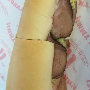 HAIR on my sandwich