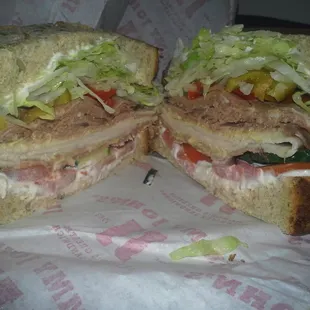 #12 beach club.  Extra roast beef..added lettuce tomato, cumber, hot peppers...amazing