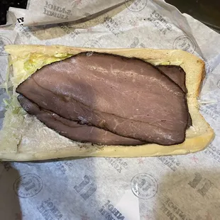 I thought it was a mistake, 2 slices of meat? Nope called and confirmed, that&apos;s how it&apos;s made.