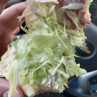 Hair in sandwich