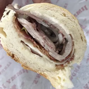 Bootlegger with cheese and bacon added on.. ummm not worth $9 nothing quality about this.