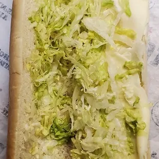 Ordered a Tuna Sub online.  Came without the Tuna.