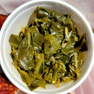 Oct 2021: Side of Collards. Love me some g00d collard greens!