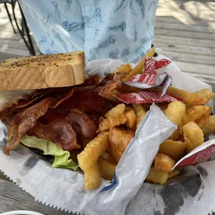 BLT and fries