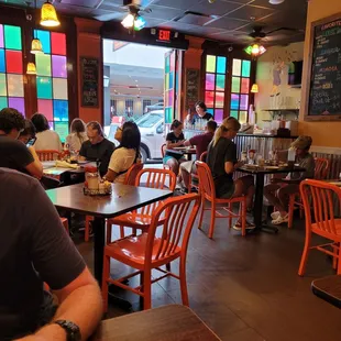 a man sitting at a table