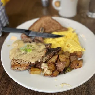 Two 2 Grilled Breakfast Pork Chops
